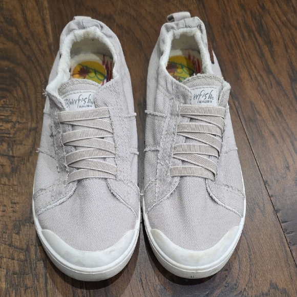 Blowfish Shoes - Blowfish Malibu Superfoam Sock Slip On's Light Gray Sneakers